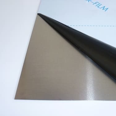 20 x 40 cm B&T Metall Aluminium Präzisionsgussplatte 8,0 mm stark beidseitig feinstgefräst und foliert im Zuschnitt Größe 200 x 400 mm