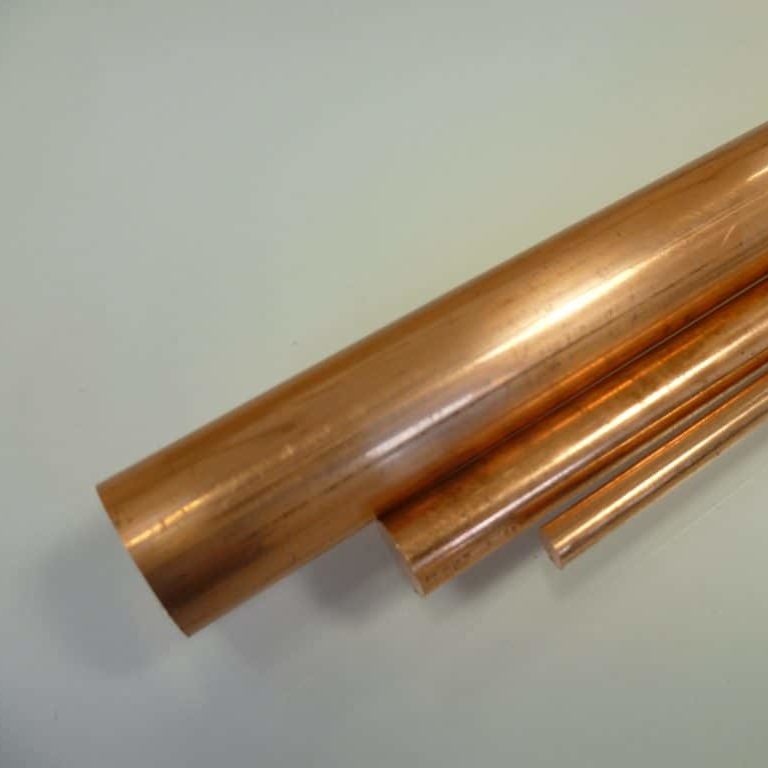 B&T Metall Kupfer E CU Rundstangen Ø 25,0 mm Länge ca 1 mtr. 1000 mm +0/-5 mm