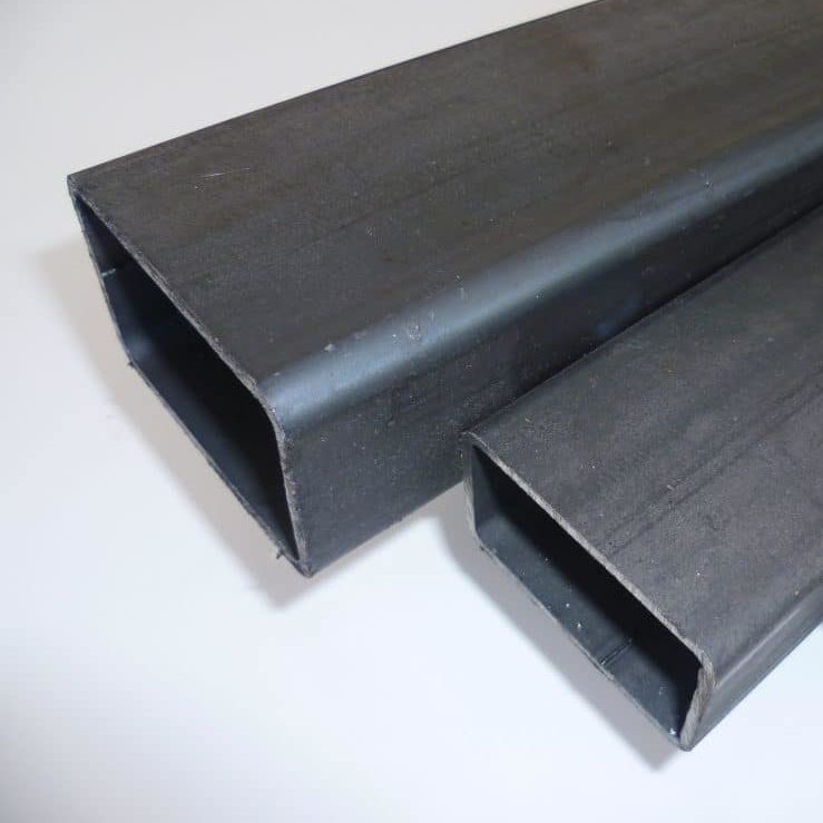 Stahl Quadratrohr Konstruktionsrohr Stahlrohr Vierkantrohr Hohlprofil kaltgefertigt Roh Schwarz 40x40x3mm 2000mm 