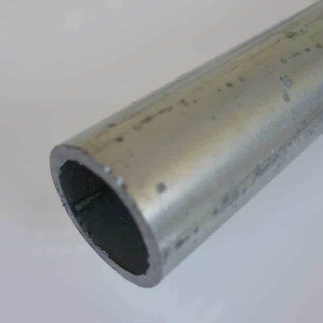 Hohl-Profil Ø 26,9 x 2,6 mm roh Konstruktionsrohr ST 37 B&T Metall Rohstahl Rundrohr 3/4 0,5m Länge ca schwarz 