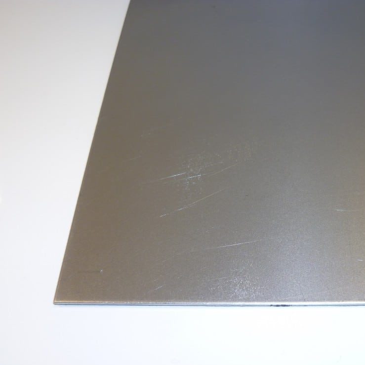 300 x 700 mm Feinblech DX51 im Zuschnitt Größe 30 x 70 cm B&T Metall Stahl-Blech verzinkt St 1203 1,0 mm stark 