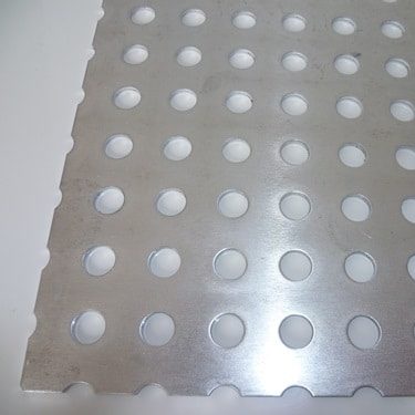 B&T Metall Aluminium Lochblech 2,0 mm stark Rundlochung Ø 8 mm versetzt RV 8-12 Größe 20 x 60 cm 200 x 600 mm 