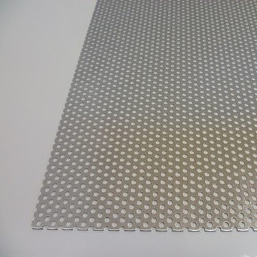 40 x 80 cm B&T Metall Aluminium Lochblech 1,0 mm stark Rundlochung Ø 3 mm versetzt RV 3-5 Größe 400 x 800 mm 