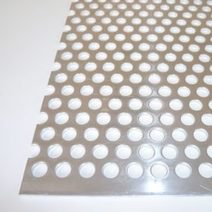 walzblank Lochblech > Rv 1,5-2,5-100 x 100 x 1,0 mm BUCHERT  Aluminium 