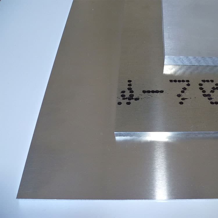 Alu Aluminium Aluplatte Platte Vollmaterial Reststück hochwertig 243x102x8mm  