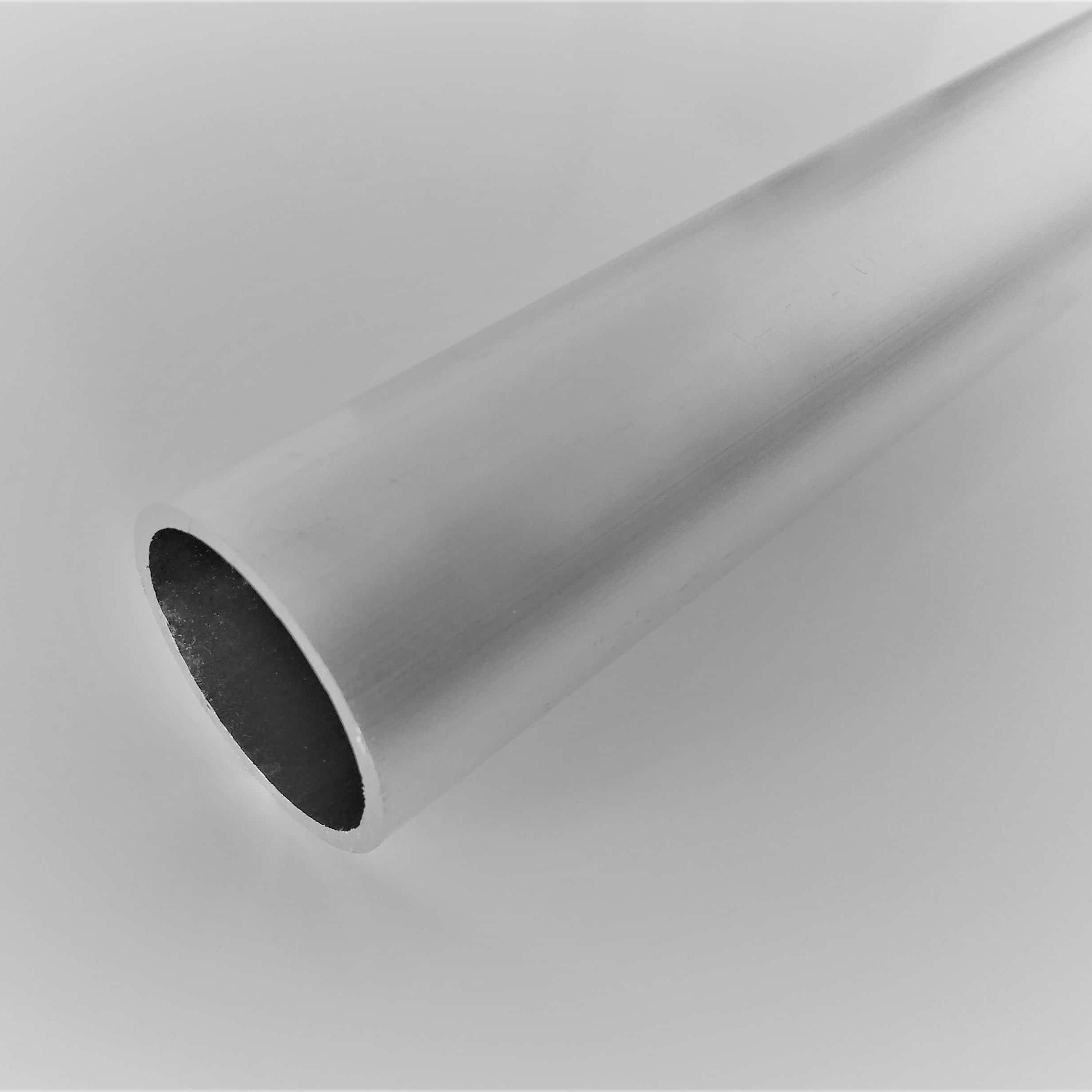 Aluminium Rundrohr silber eloxiert E6EV1 – 20 x 2 mm – Länge 2 m