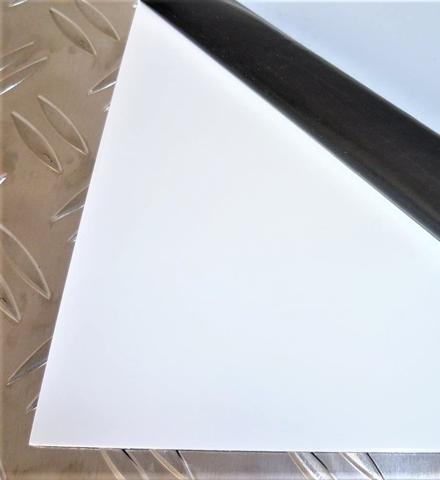 B&T Metall Aluminium Präzisionsgussplatte 15,0 mm stark beidseitig feinstgefräst und foliert im Zuschnitt Größe 100 x 300 mm 10 x 30 cm